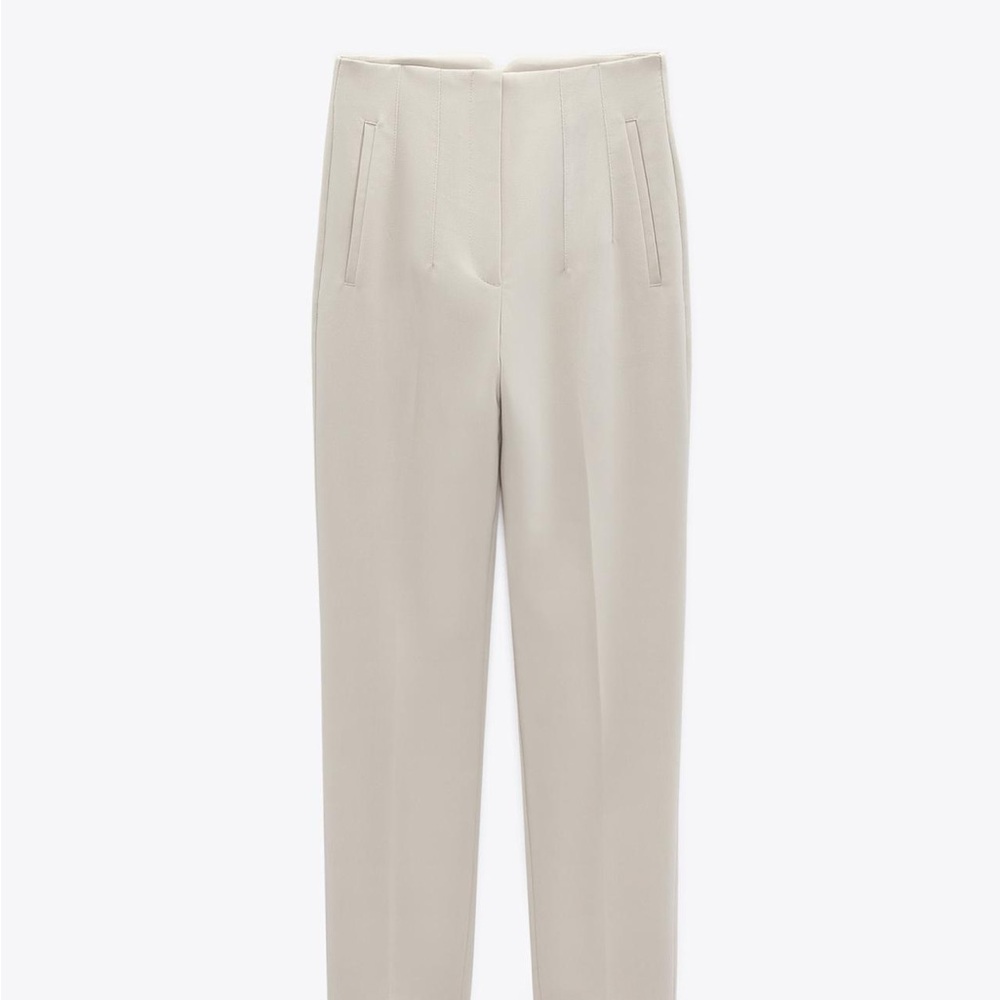 Zara Cream Women's Trousers-